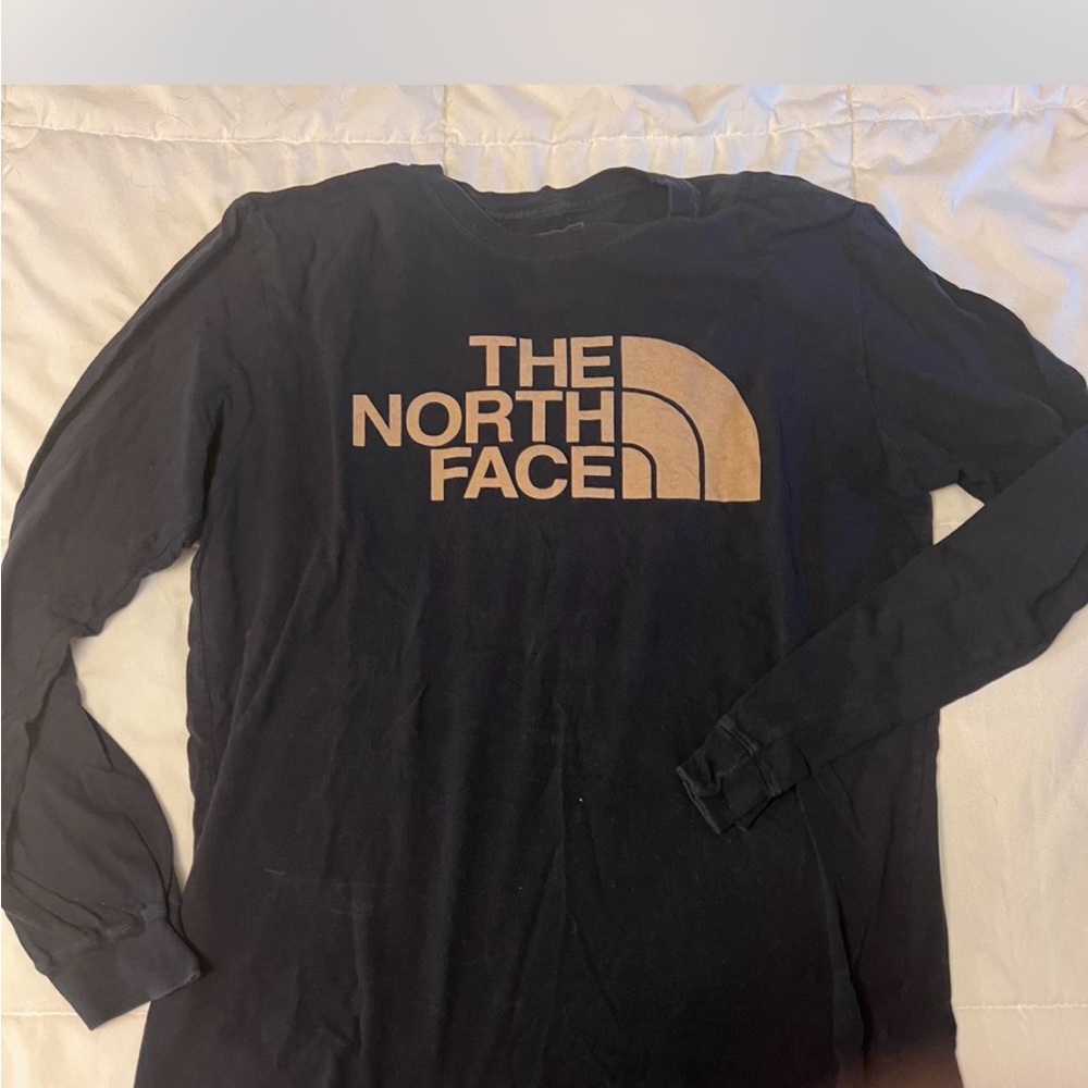The North Face Navy Long Sleeve Tee